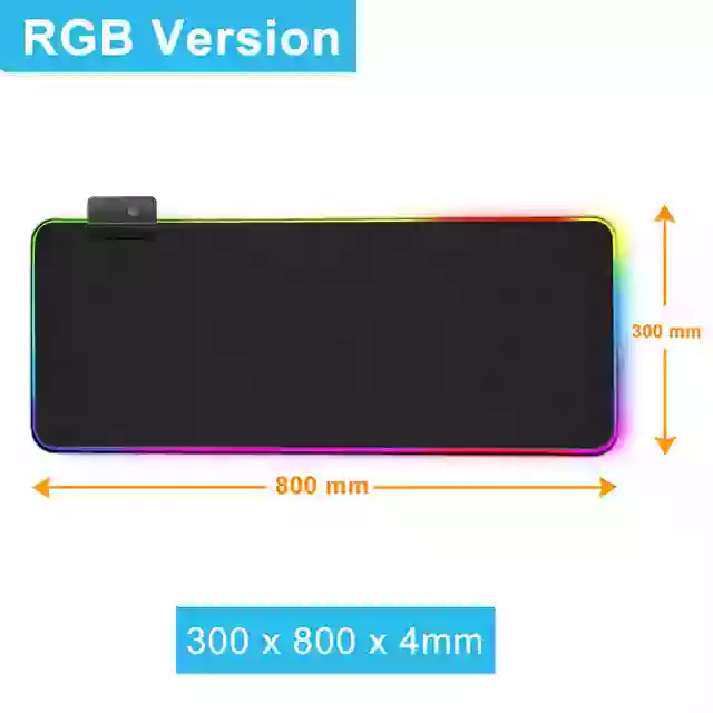 RGB gaming mouse pad 80cm